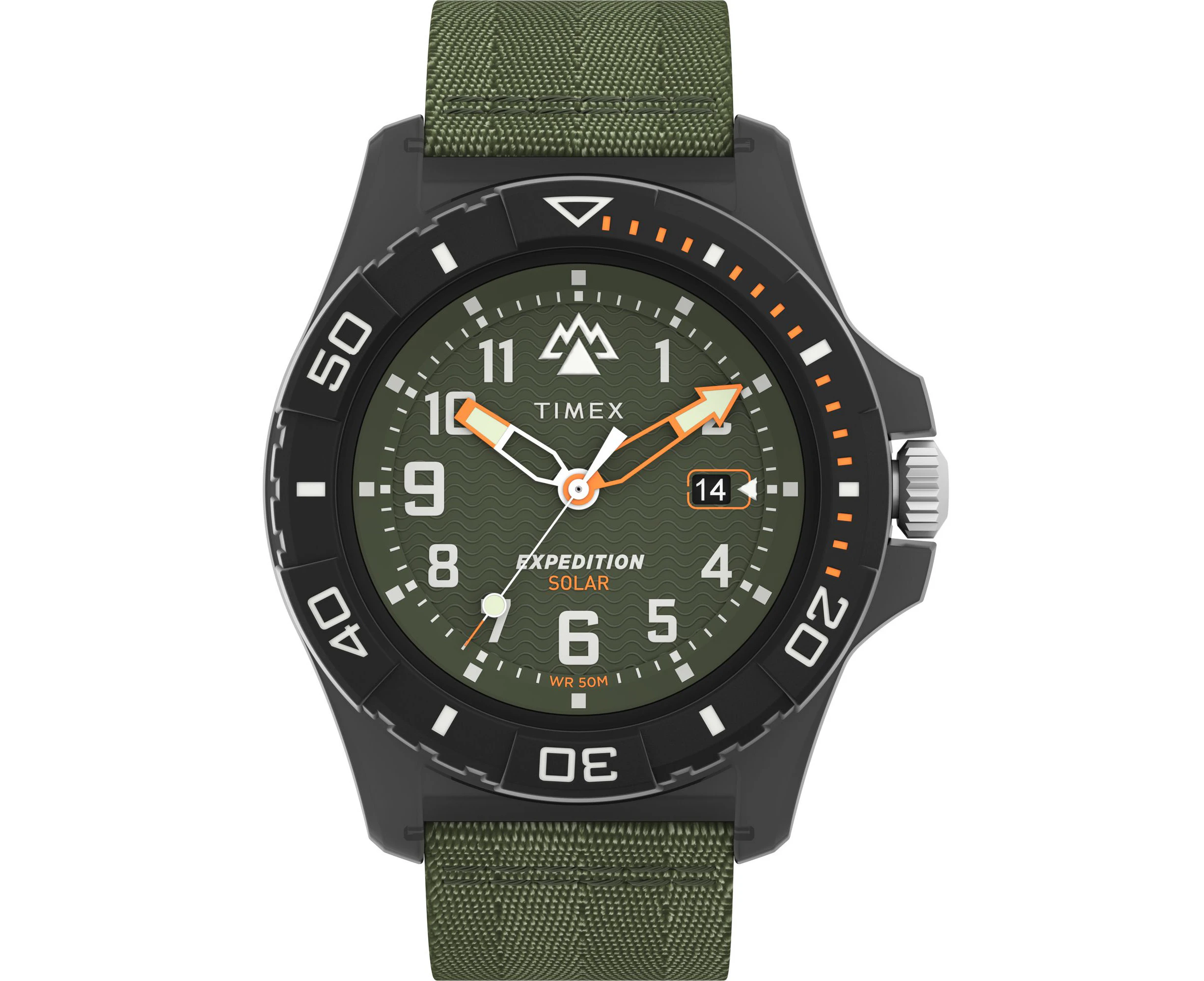 Timex Expedition Solar Grey Gents Watch with Black Strap