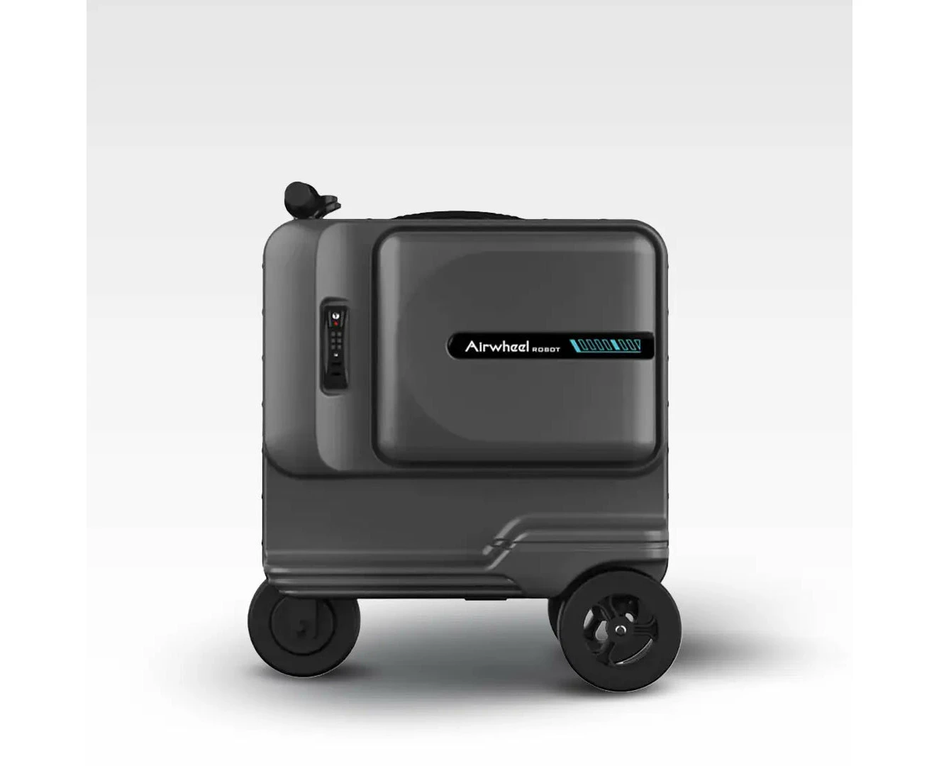 Airwheel SE3T Black | Electric Rideable Smart Suitcase | 24-Inch with 48L Capacity