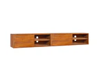 vidaXL Wall-mounted TV Cabinet 180x30x30 cm Solid Teak Wood