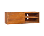 vidaXL Wall-mounted TV Cabinet 180x30x30 cm Solid Teak Wood