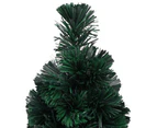 Artificial Slim Christmas Tree with Stand 64 cm Fibre Optic