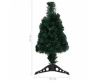 Artificial Slim Christmas Tree with Stand 64 cm Fibre Optic