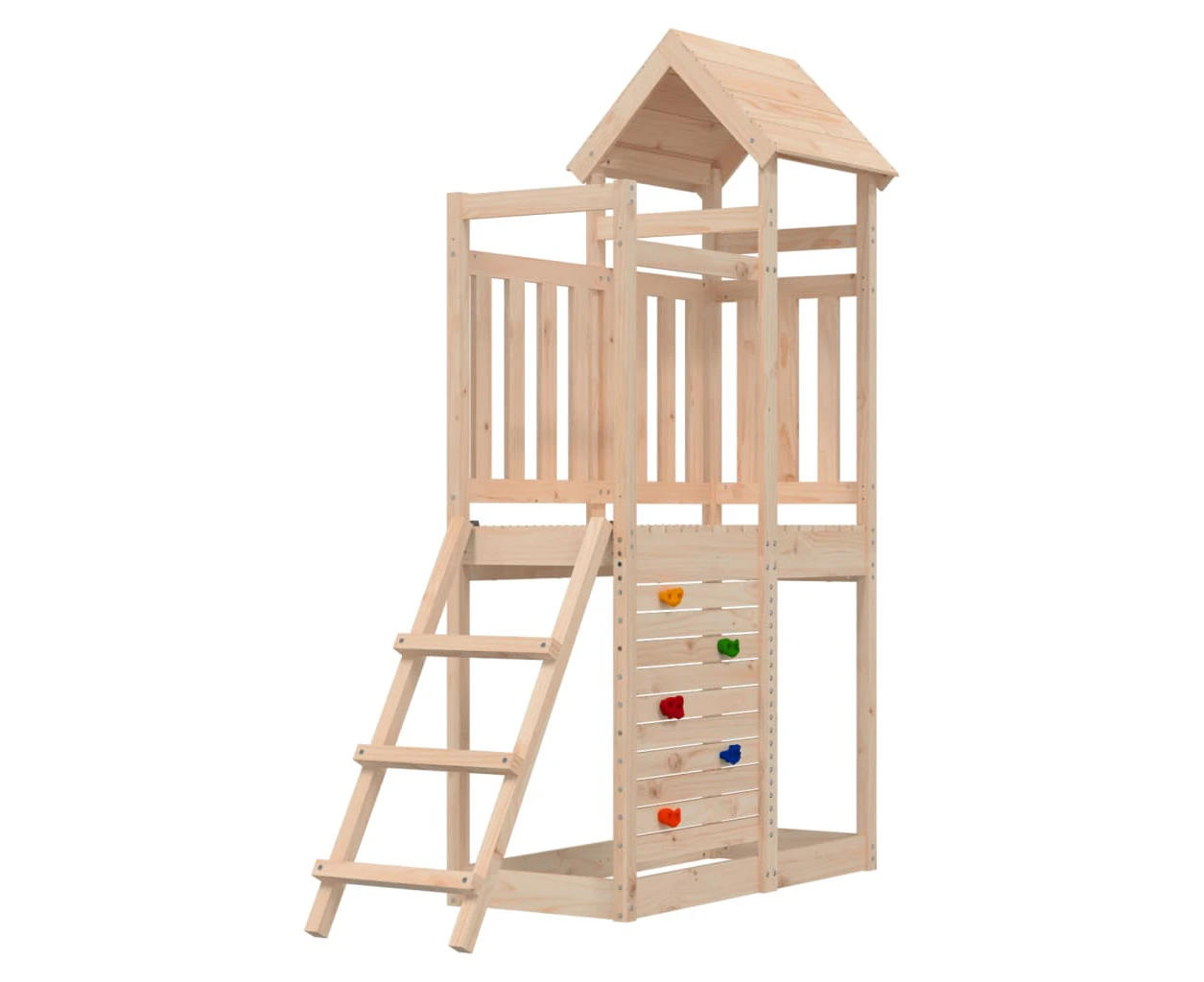 Outdoor Playset 52.5x110.5x214 cm Solid Wood Pine