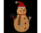 Inflatable Snowman with LEDs 300 cm