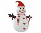 Inflatable Snowman with LEDs 300 cm