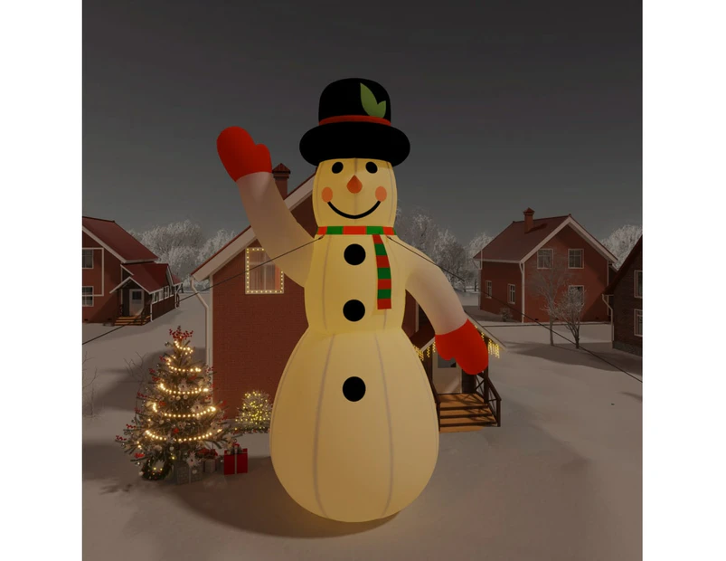 Christmas Inflatable Snowman with LEDs 1000 cm