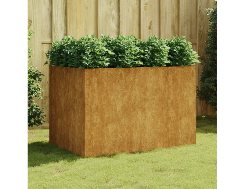 vidaXL Garden Raised Bed 120x80x80 cm Corten Steel