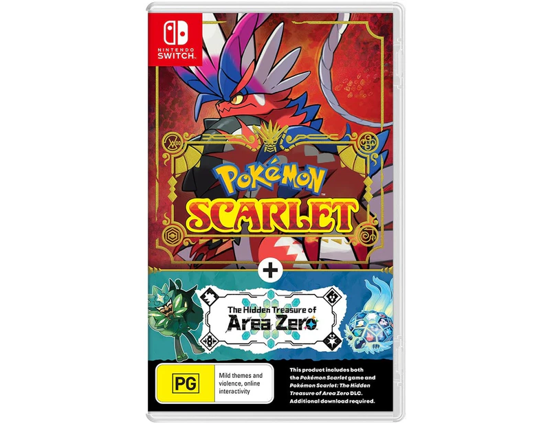 Pokemon Scarlet + The Hidden Treasure of Area Zero (Switch)