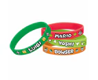 Super Mario Brothers Rubber Bracelets