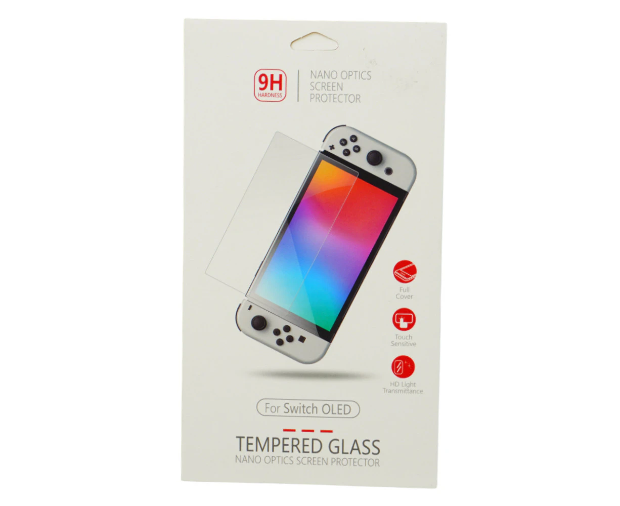 Nintendo Switch OLED 9H Tempered Glass Nano Optics Screen Protector