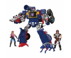 Transformers Collab G.I. Joe Soundwave Dreadnok Thunder Machine, Zartan and Zarana Action Figures