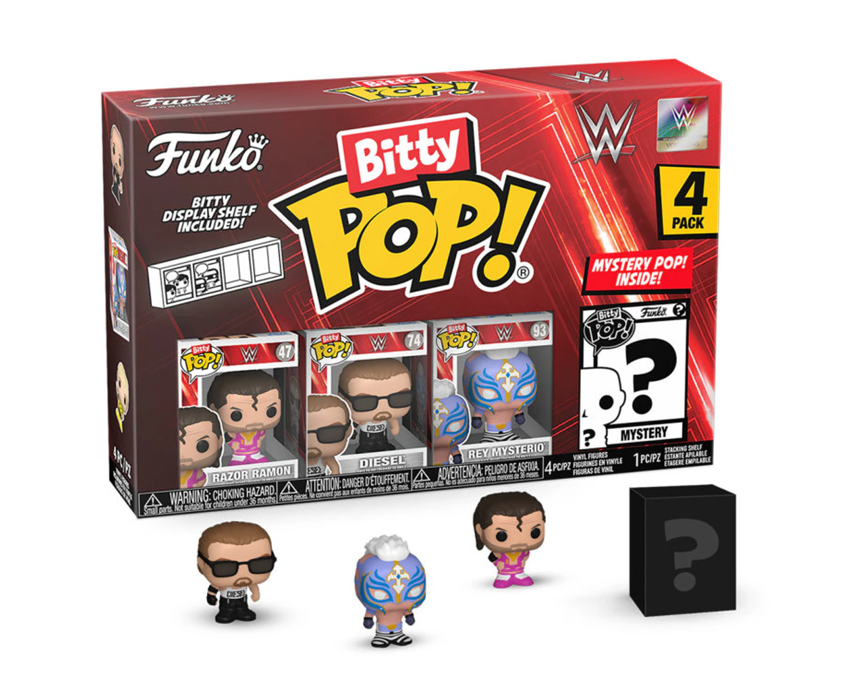 Wwe Razor Ramon Bitty Pop! 4 Pack