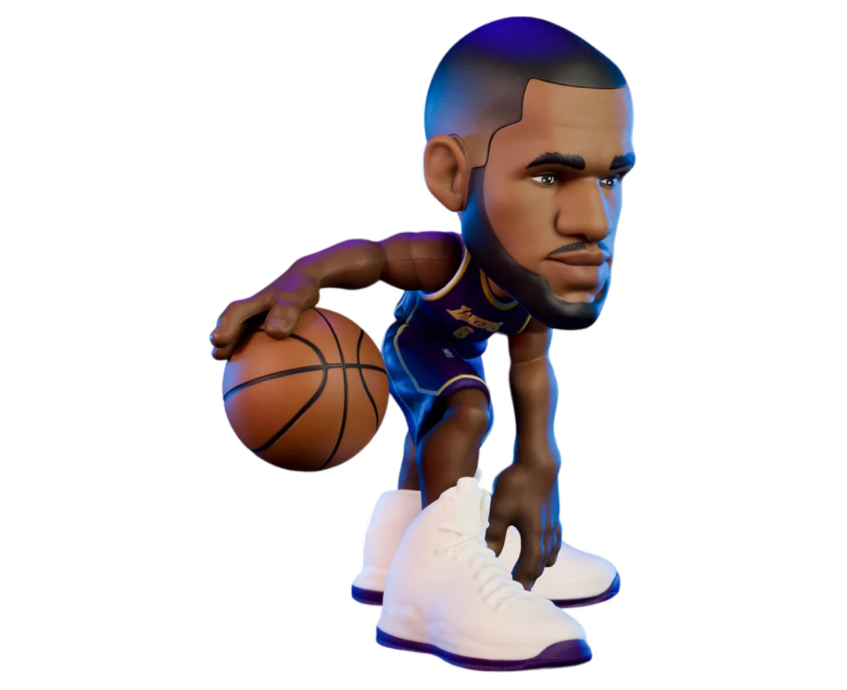 Small-STARS NBA Lebron James 2022 Lakers Purple Jersey 6 inch Vinyl Figure