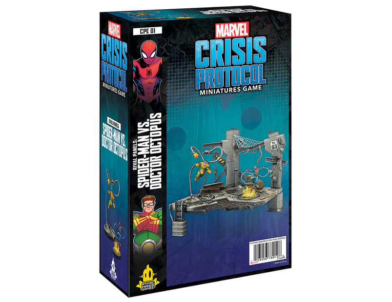 Marvel Crisis Protocol Spider-Man VS Doctor Octopus Rivals Panels Miniatures Board Game