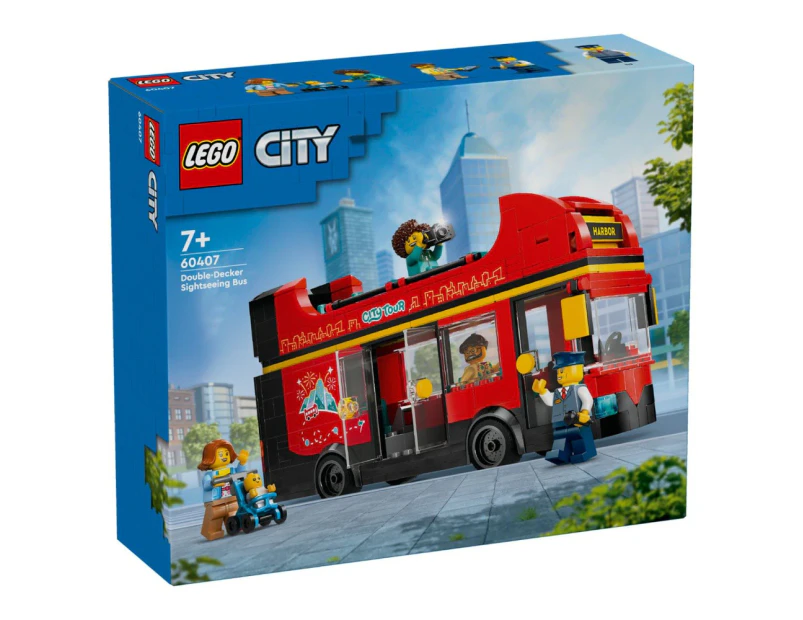 LEGO® City Red Double-Decker Sightseeing Bus 60407