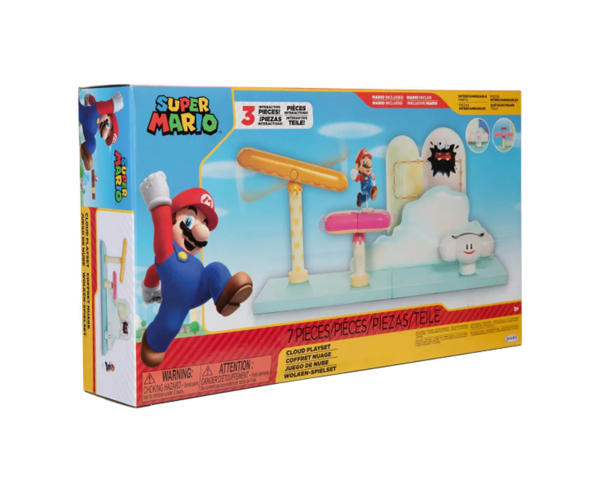 World Of Nintendo Super Mario 2.5 Inch Cloud Playset