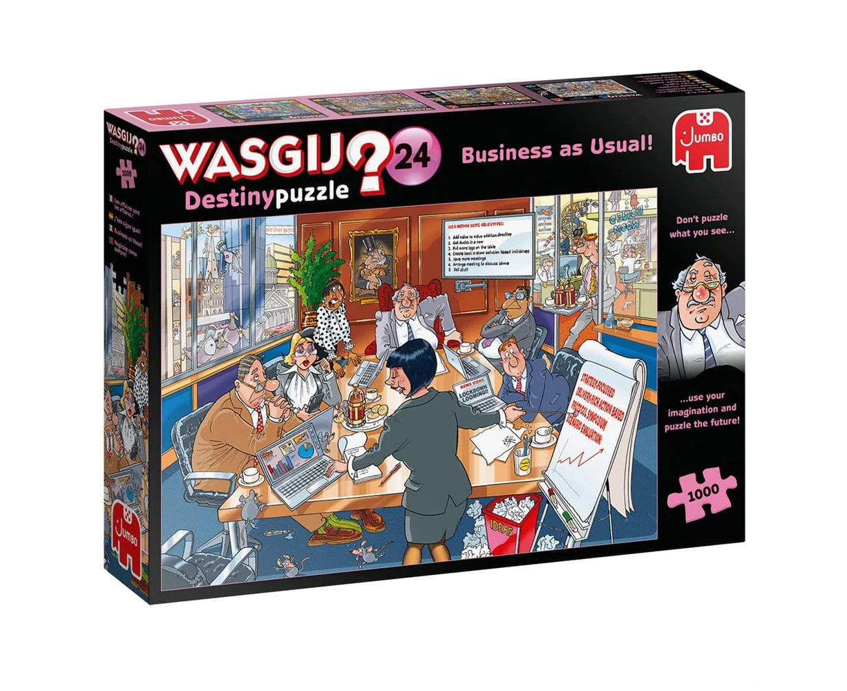 WASGIJ Destiny #24 Puzzle Business As Usual! 1000 Piece Jigsaw Puzzle