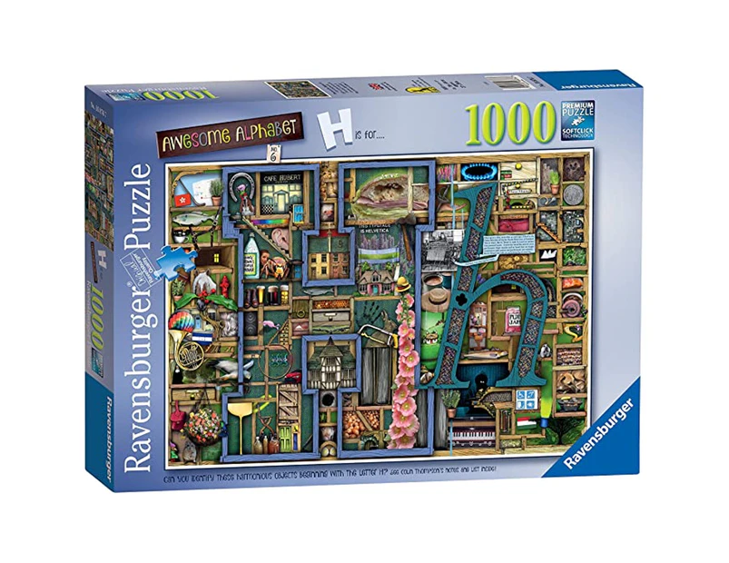 Ravensburger Awesome Alphabet H 1000 Piece Jigsaw Puzzles