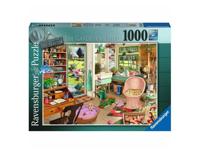 Ravensburger My Haven No 8 The Gardeners Shed 1000 Piece Jigsaw Puzzle