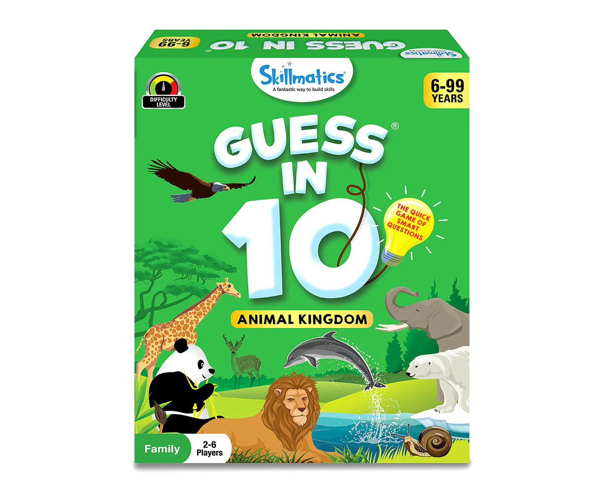 Skillmatics Guess in 10 Animal Kingdom Kids/Childrens Interactive Toy 6+