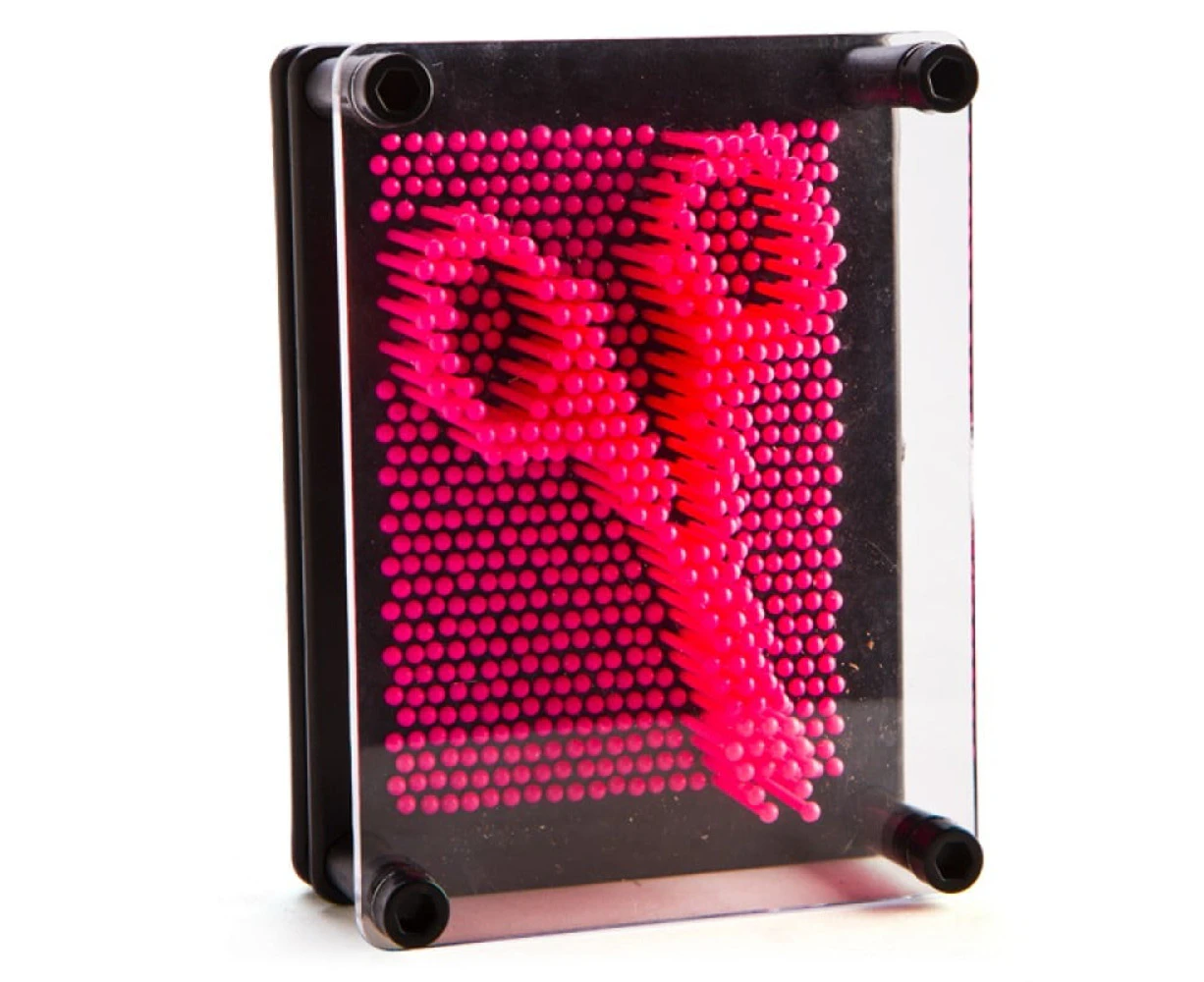 3D Pin Art Neon Pink