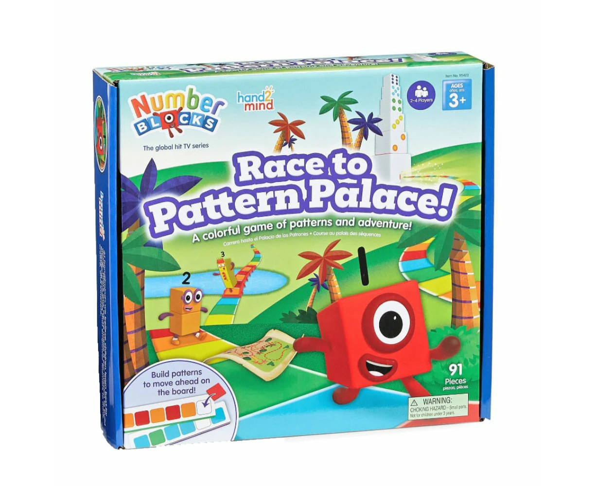 Numberblocks Race to Pattern Palace Board Game