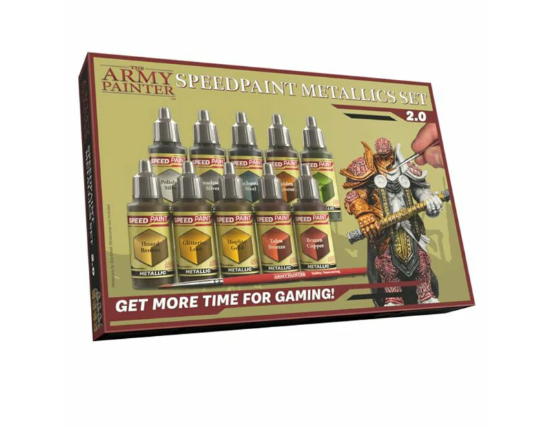 Army Painter Speedpaint Metallics Set 2.0