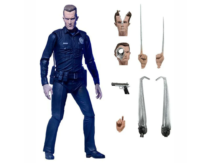 NECA - Terminator 2: Judgement Day Ultimate Action Figure 7" - T-1000