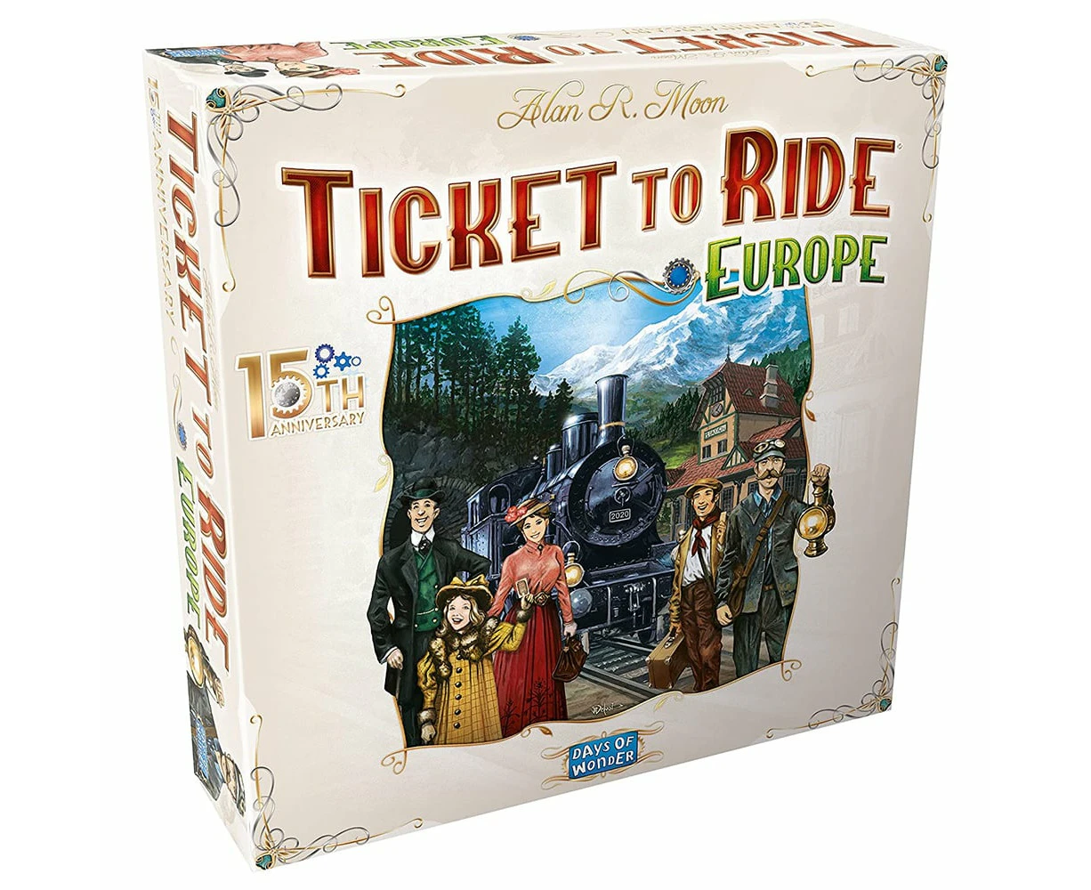 Ticket to Ride Europe 15th Anniversary Edition Board Game