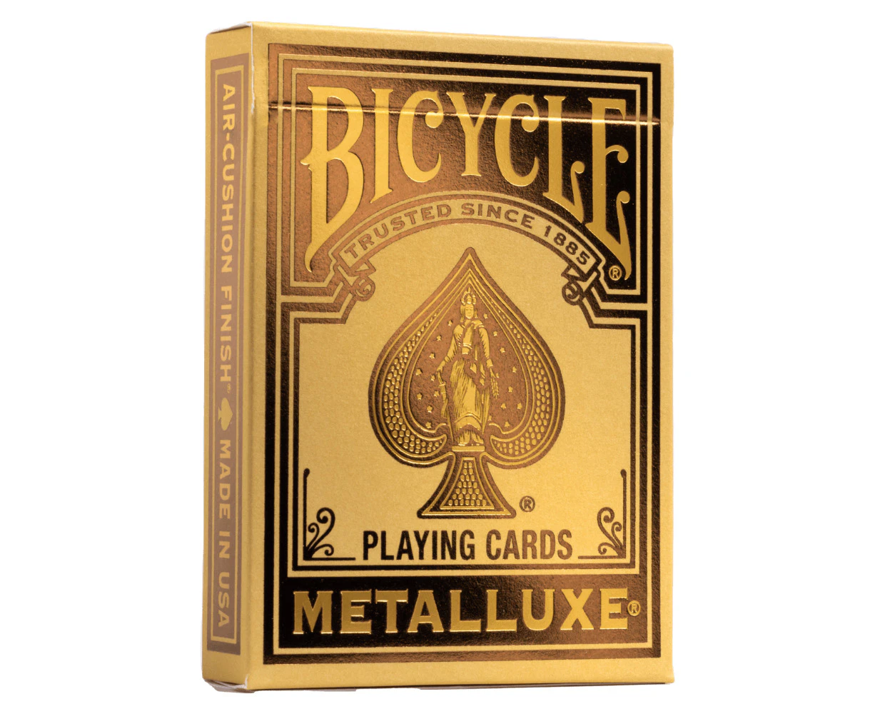 Bicycle Metalluxe Gold 2022 Playing Cards