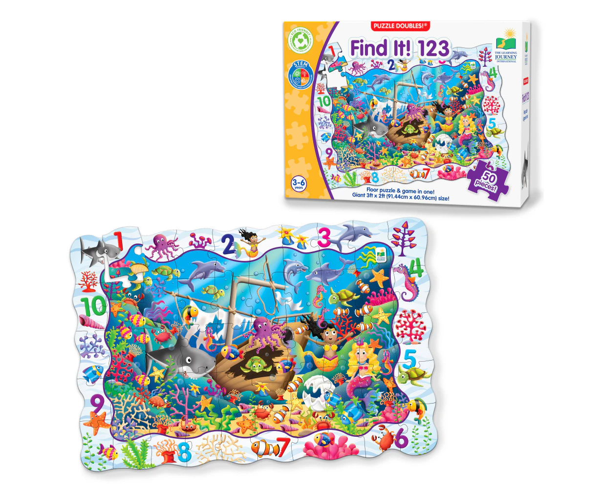 Learning Journey Puzzle Doubles Find It! 123 Kids Fun Educational Toy 3-6y