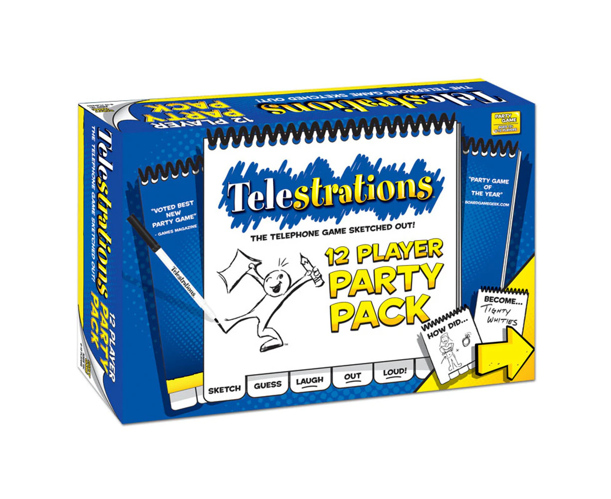 Telestrations 12 Player Party Pack Board Game