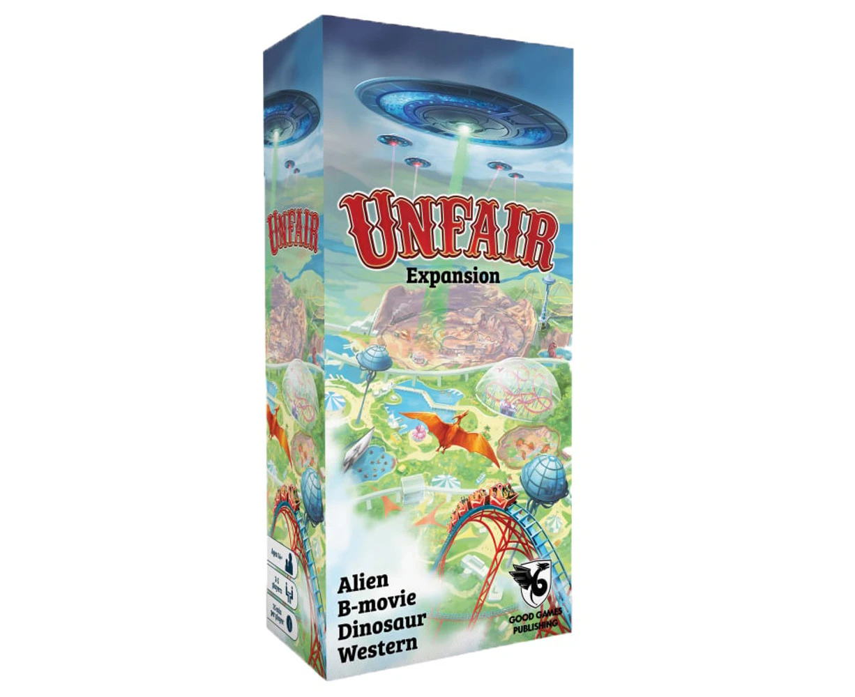 Unfair Alien B-Movie Dinosaur Western Expansion Board Game