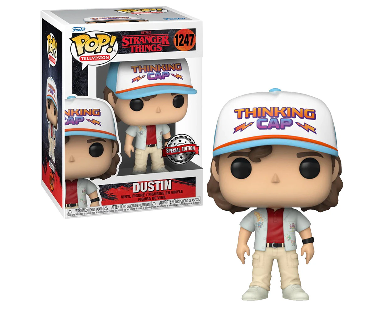 Funko Stranger Things 4 - Dustin in Dragon Shirt Pop! Vinyl