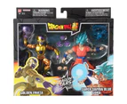 Dragon Ball Super Dragon Battle Pack Golden Frieza and Super Saiyan Blue Goku 6.5 inch Action Figures