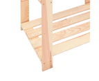 vidaXL 3-Tier Storage Racks 2 pcs 60x38x90 cm Solid Wood Pine 150 kg