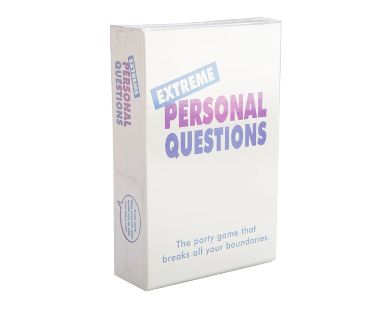 Extreme Personal Questions Card Game