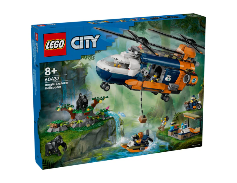 Lego City - Jungle Explorer Helicopter at Base Camp