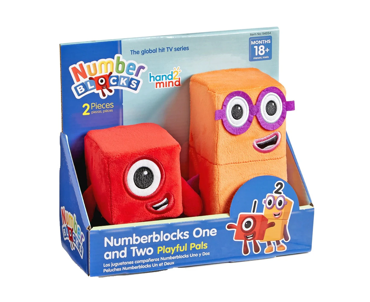 Numberblocks One and Two Playful Pals Plush