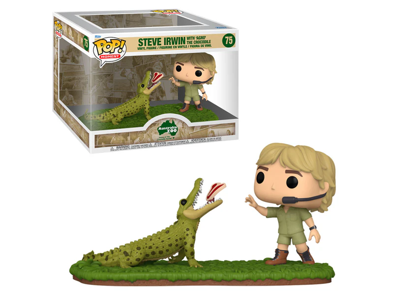 The Crocodile Hunter Steve Irwin With Argo Moment Funko POP! Vinyl