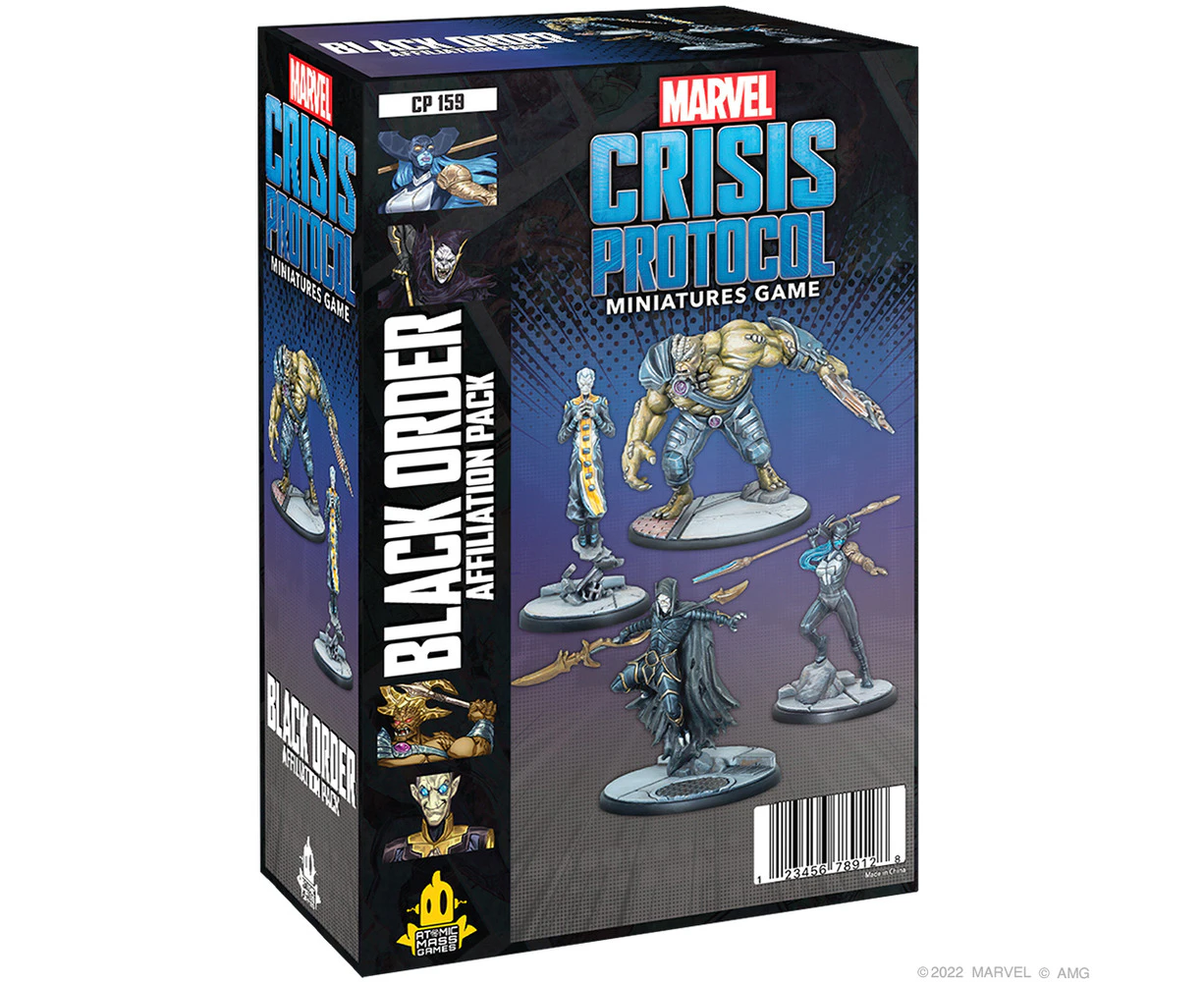 Marvel Crisis Protocol Black Order Affiliation Pack Miniatures Board Game