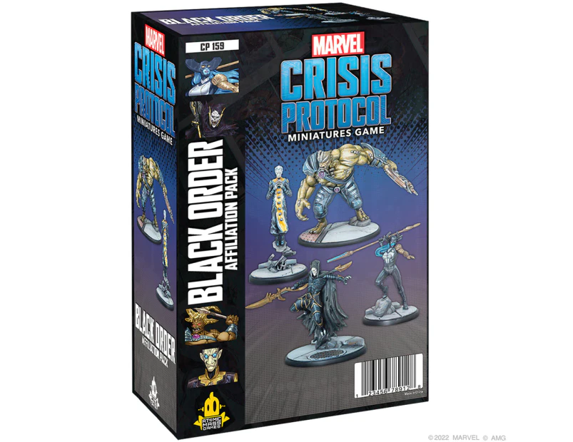 Marvel Crisis Protocol Black Order Affiliation Pack Miniatures Board Game