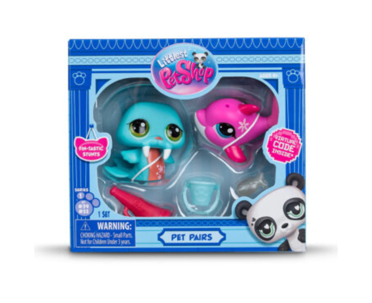 Littlest Pet Shop Fin-Tastic Stunts Pet Pair 2 Pack Figures