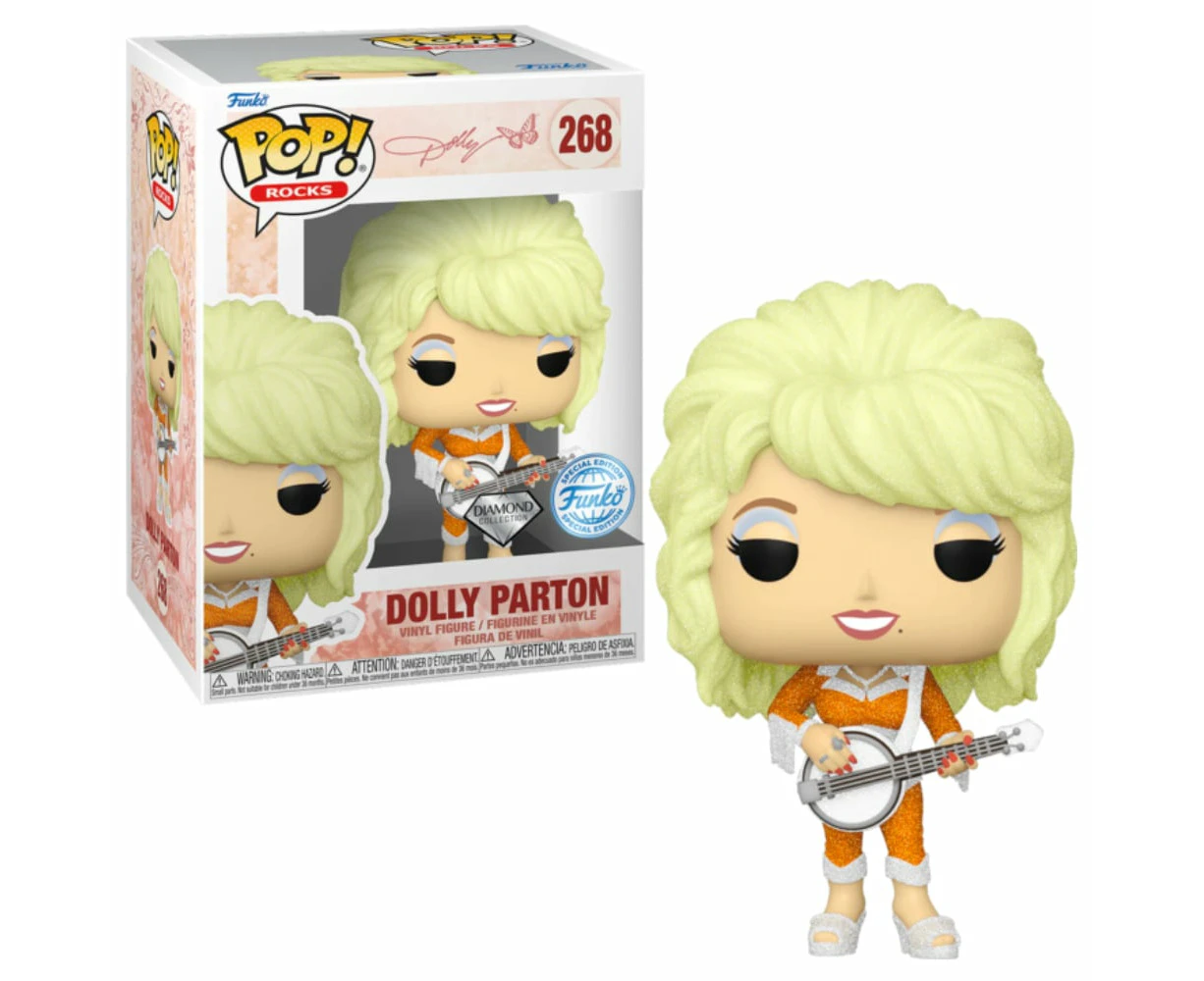 Dolly Parton - Dolly Parton Diamond Glitter Pop! Vinyl Figure