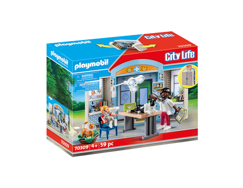 Playmobil City Life Vet Clinic Play Box (70309)