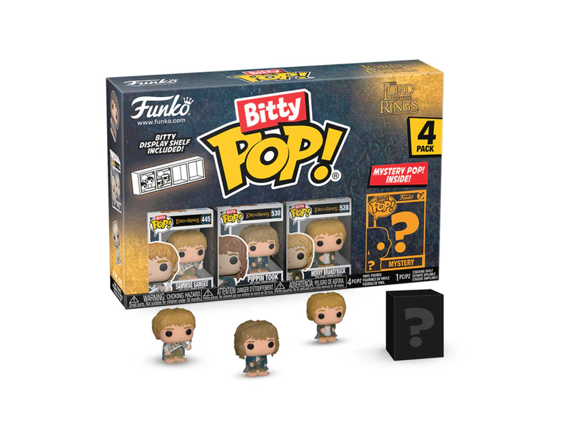 The Lord of the Rings Samwise Gamgee Bitty 4 Pack Funko POP! Vinyl