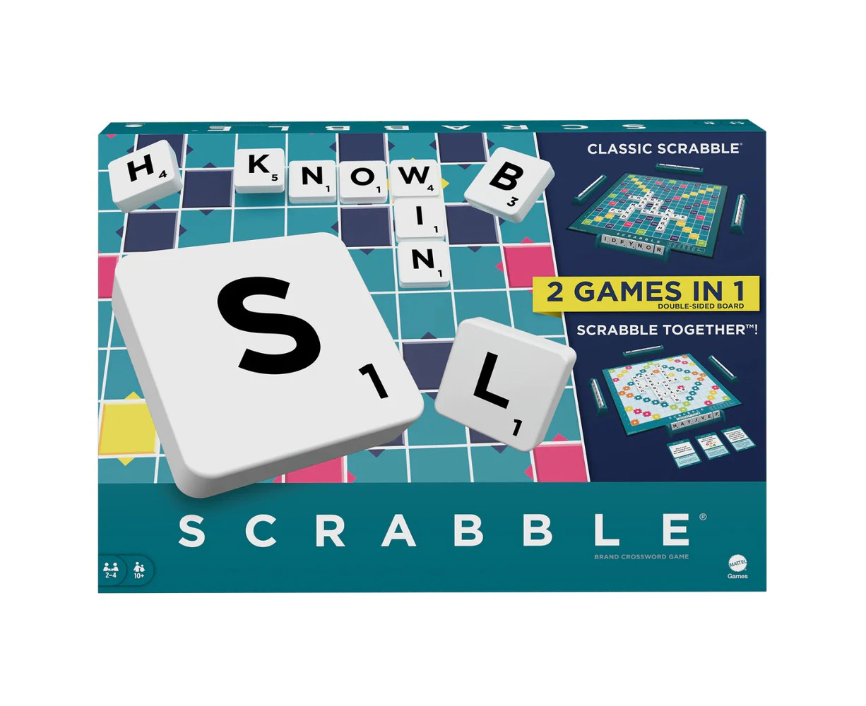 Scrabble 2 Games in 1 Board Game