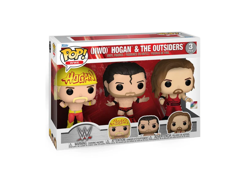 WWE NWO Hulk Hogan and The Outsiders 3 Pack Funko POP! Vinyl