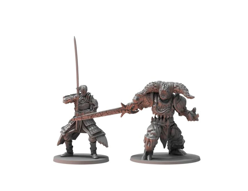 Dark Souls RPG Miniatures: Sir Alonne and Smelter Demon