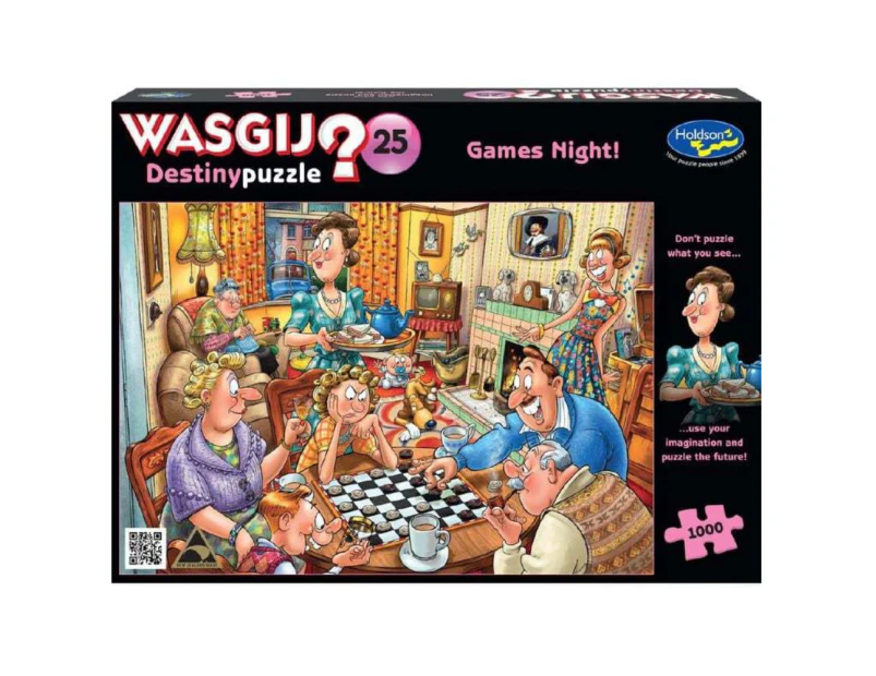 WASGIJ Destiny #25 Games Night 1000 Piece Jigsaw Puzzle